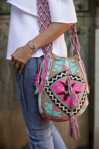 Colorful wayuu bag