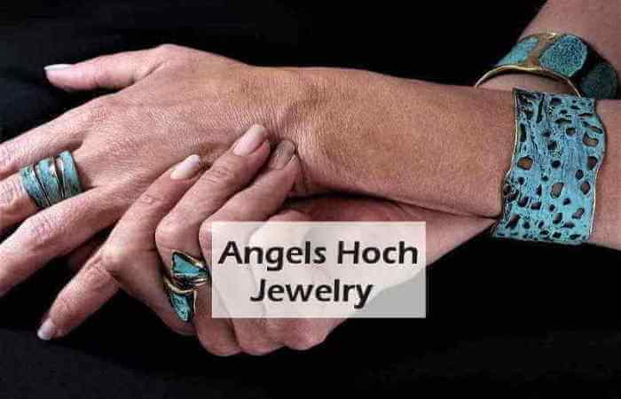 Angels Hoch Jewelry Collection Colorful Painted Mediterranean Bronze Jewelry