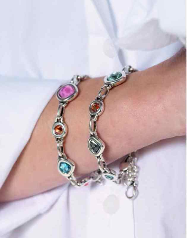 Colorful Crystal Bracelet Colorful Bracelet Beads Multicolored